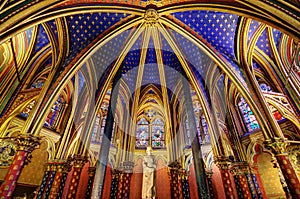 Lower chapel Sainte-Chapelle