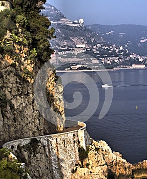 Lower Corniche Road on Cote d'Azur photo