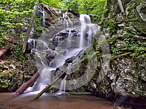 Lower Doyles River Falls in Shenandoah National Park