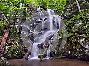 Lower Doyles River Falls in Shenandoah National Park