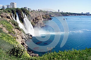 The Lower Duden falls Antalya Turkey