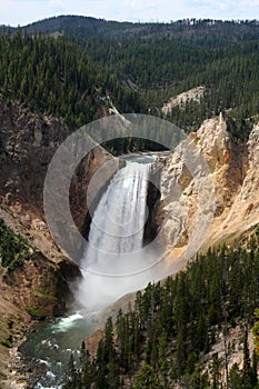 Lower falls in Grand Canyon of the Yellowstone