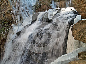 Lower Falls at Hanging Rock State Park