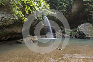 Lower falls in Hocking Hills State Forest