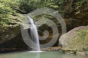 Lower falls in Hocking Hills State Forest