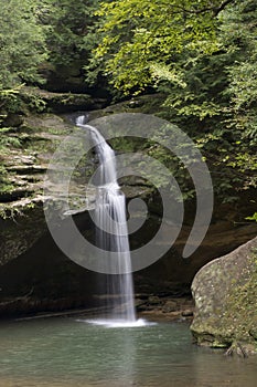 Lower falls in Hocking Hills State Forest