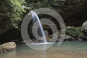 Lower falls in Hocking Hills State Forest