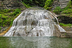 Lower Falls At Robert H Treman State Park