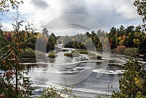 Lower Falls, Tahquamenon Falls State Park, Chippewa County, Michigan, USA