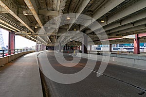 Lower Lake Shore Drive in Chicago with No Cars photo