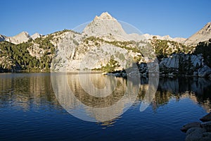 Lower Lamarck Lake Reflection