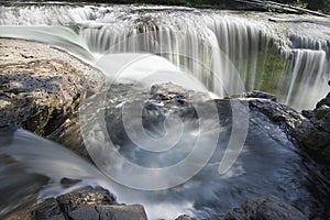 Lower Lewis River Falls Closeup photo
