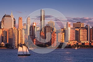 Lower Manhattan at Golden Hour