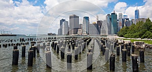 Lower Manhattan Skyline, New York City, America