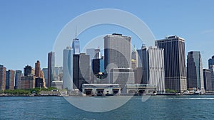 Lower Manhattan Skyline in New York City