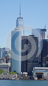 Lower Manhattan Skyline in New York City