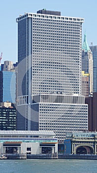 Lower Manhattan Skyline in New York City