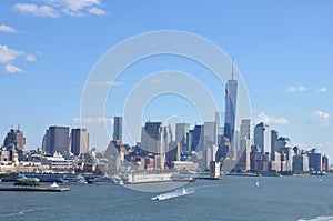 Lower Manhattan Skyline with One World Trade Center