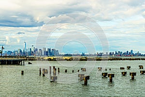 Lower Manhattan skyline seen from Staten Island