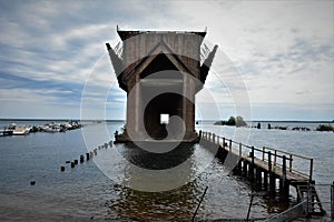 Lower ore dock marquette michigan