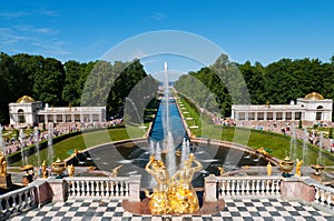 Lower park of the Peterhof