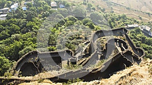 Lower Ramparts of Lohagad Fort, Pune district, Maharashtra, India