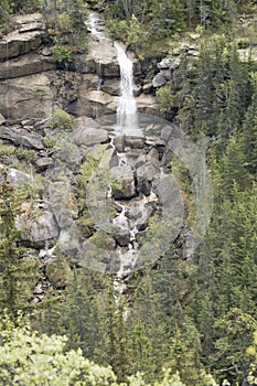 The Lower Reid Falls in Skagway, Alaska