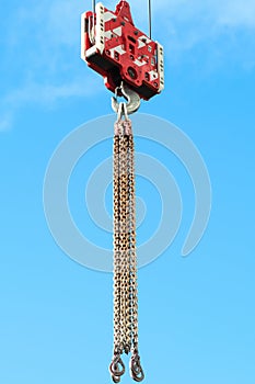 Lower sheave of a crane