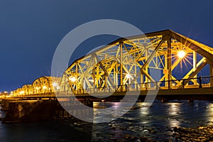 Lower Trenton Bridge at dawn