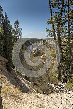 Lower Yellowstone Falls from Artist`s point