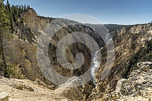 Lower Yellowstone Falls from Artist's point