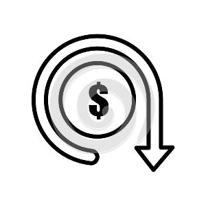 lowest price icon isolated on white background