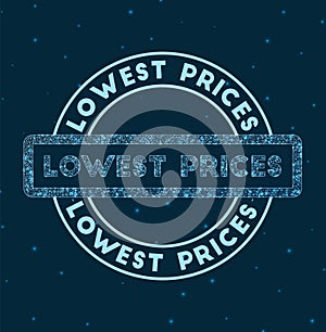 Lowest prices.