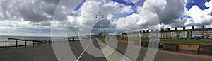 Lowestoft touristic promenade, East Anglia