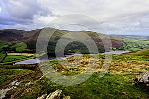 Dark clouds approaching Low Fell