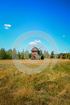 Old, historic rural buildings, Poland