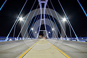 Lowry Ave Bridge Minneapolis, Minnesota at night