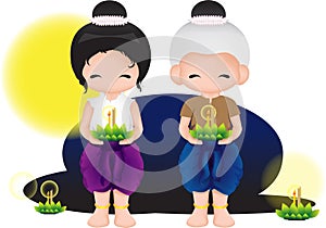 Loy krathong photo