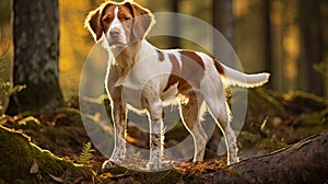 loyal brittany dog