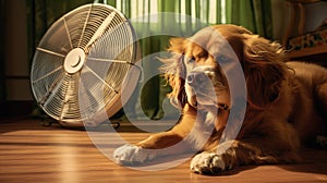 loyal dog and fan