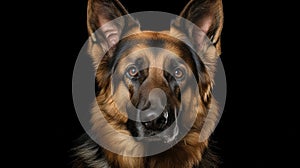 loyal german shepherd dog