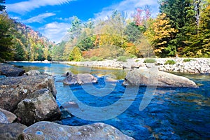 Loyal sock creek in the fall