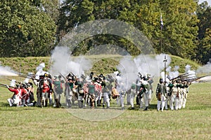 Loyalist square fires in all directions