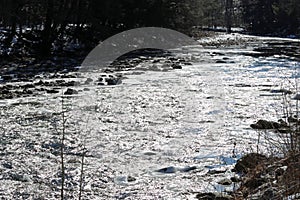 Loyalsock creek rapids