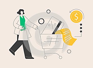 Loyalty program abstract concept vector illustration.