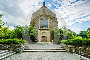 The Loyola Alumni Memorial Chapel  at Loyola University Maryland, in Baltimore, Maryland