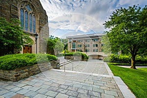 The Loyola Alumni Memorial Chapel at Loyola University Maryland, in Baltimore, Maryland