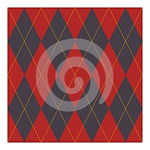 Lozenge - Geometric design for fabric