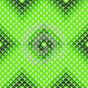 Lozenges seamless pattern. Modern UFO green colored geometric tile texture photo
