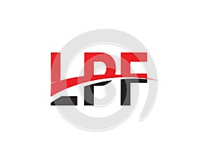 LPF Letter Initial Logo Design